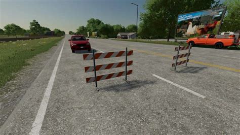 Cônes De Signalisation Et Barricades Fs22 V1001 Mod Fs25 Mods