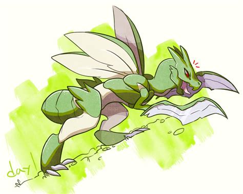 Day 1 Scyther By Soljem On Deviantart