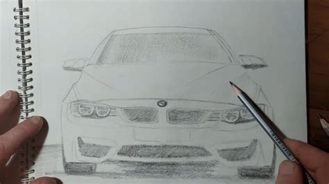 How To Draw A Car Bmw M4 How To Draw A Bmw Car Step By Step Easy