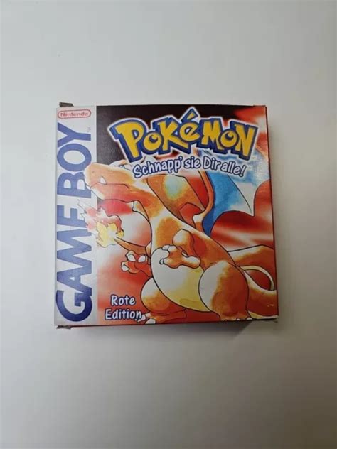 Pok Mon Rote Edition Nintendo Game Boy Ovp Eur Picclick De