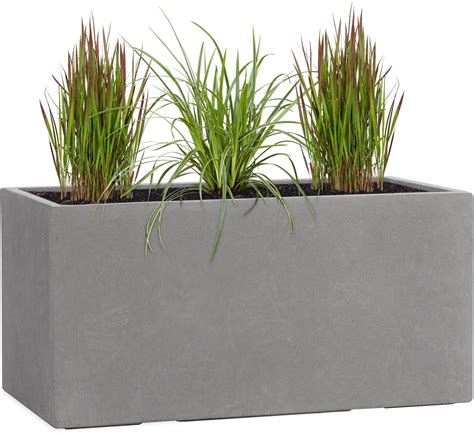 Pflanzwerk Fioriera Vaso Per Fiori Portavaso Grigio 30x60x30cm