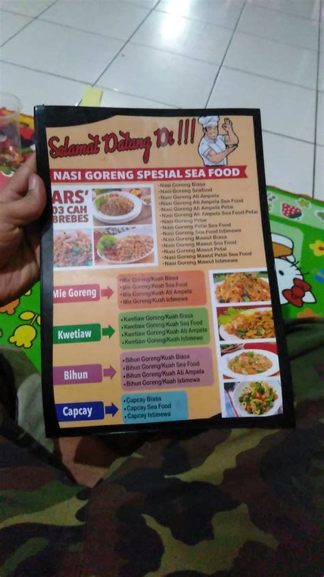 Carta Del Restaurante NASI GORENG SEAFOOD DAN PECEL LELE Bandung