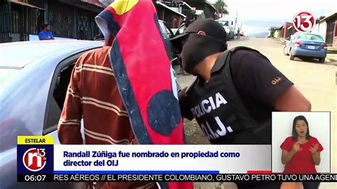 Randall Zúñiga fue nombrado como director del OIJ Vídeo Dailymotion