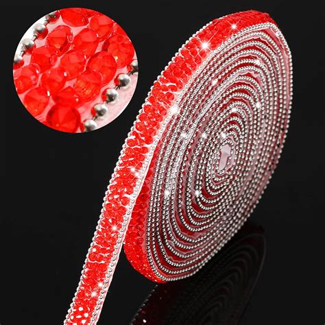 Amazon Yards Resin Rhinestone Ribbons Self Adhesive Diamond