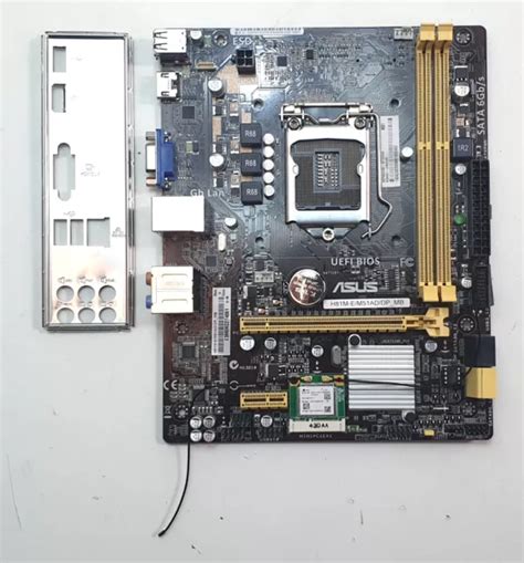 Asus H M E M Ad Dp Mb Lga Micro Atx Ddr Support I O Shield