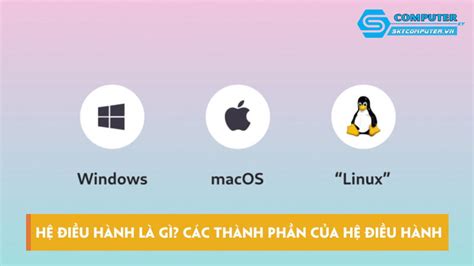 Hệ điều hành là gì Các thành phần của hệ điều hành