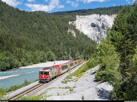 RhB Ge 4 4 II 611 Mit Glacier Express Am 5 Juli 2020 Zwischen Versam