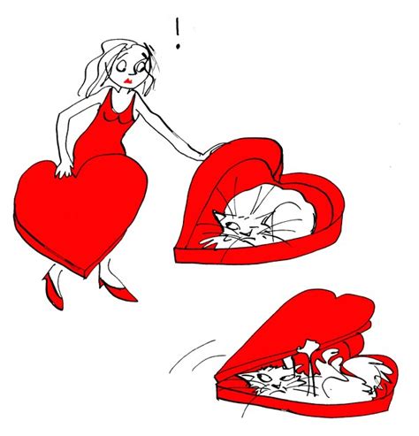 Stephanie Piros Cartoon Blog Happy Valentines Day Countdown Cartoon