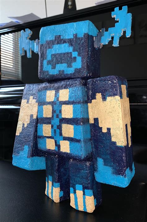 Made a warden for an art project : r/Minecraft