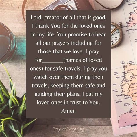 Powerful Prayers For Safe Travels