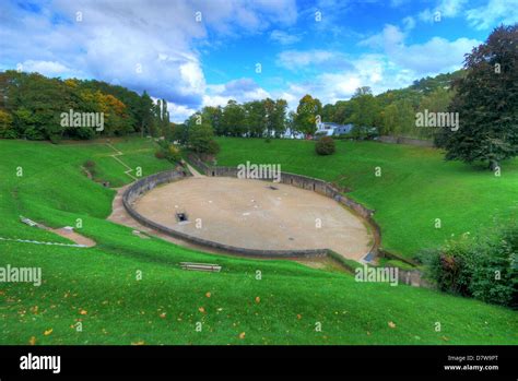 Roman Amphitheatre In Trier Germany Stock Photo Alamy