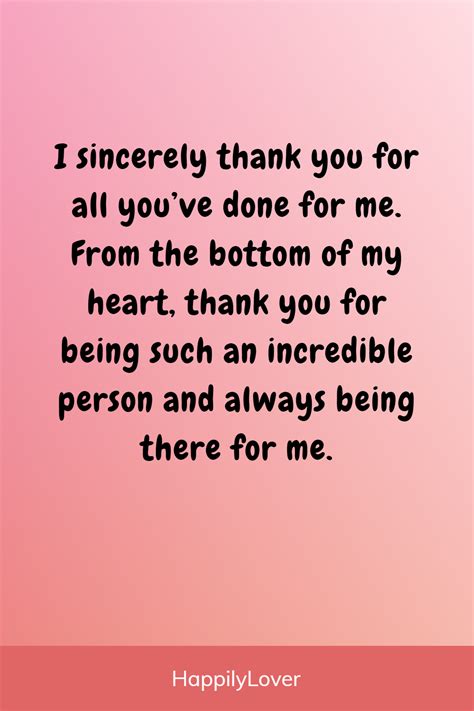 107 Heartfelt Thank You For All You Do Messages