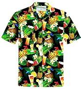 Camicia Hawaiana Uomo Vintage Cotone Taglia S Xl