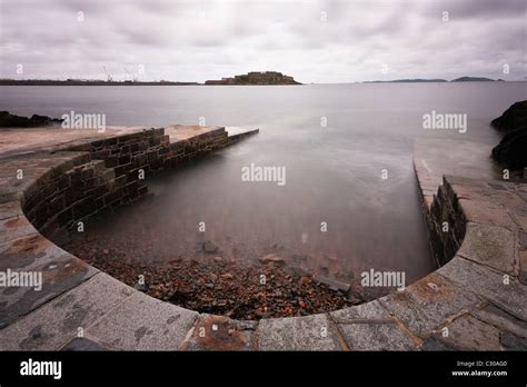Horseshoe Pool Looking Towards Castle Hi Res Stock Photography And