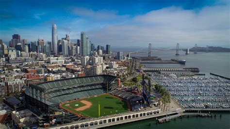 San Francisco And Oracle Park Ca