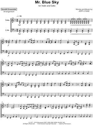 "Mr. Blue Sky" Sheet Music - 19 Arrangements Available Instantly - Musicnotes