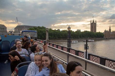 London by Night Open Top Bus Tour - London