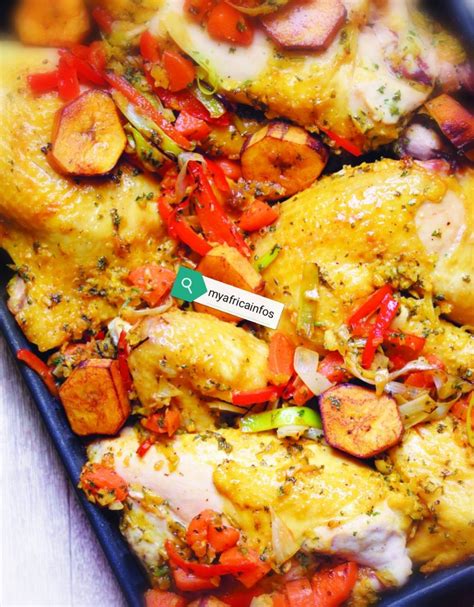 Cuisine Poulet Marin Aux Bananes Plantains Myafricainfos