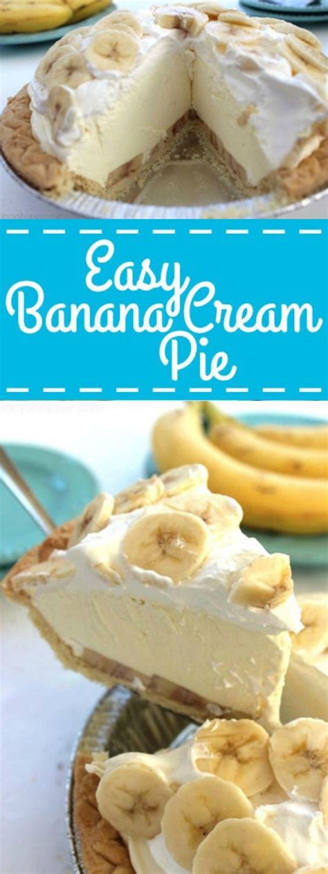 Easy Banana Cream Pie