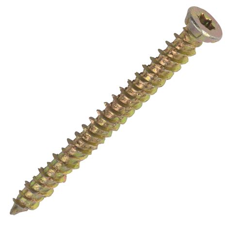 Easydrive Zinc Plated Steel Concrete Screw Dia75mm L110mm Pack Of