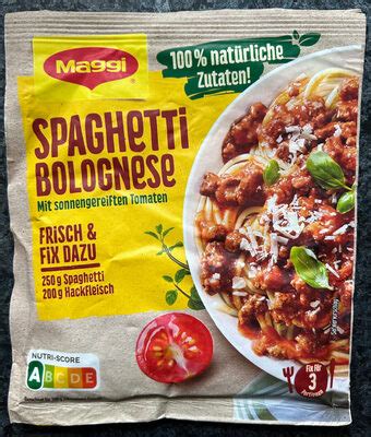 Maggi Fix Spaghetti Bolognese G