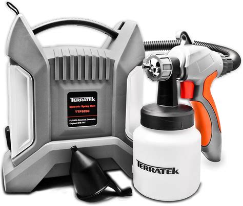 Terratek Electric Paint Sprayer Hand Held Spray Gun System 650w Fence