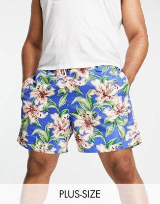 Polo Ralph Lauren Big Tall Traveller Bl Blommiga Badshorts Med