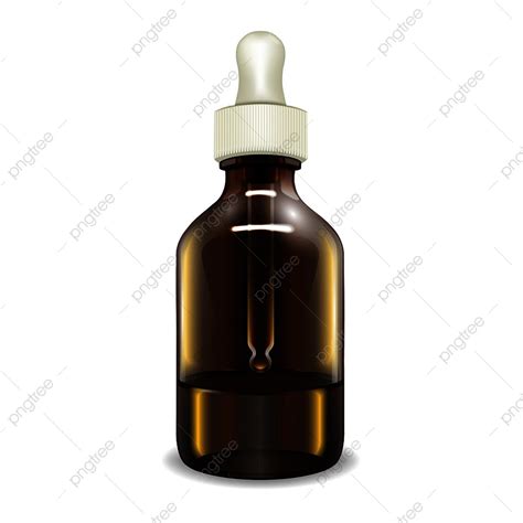 Dropper Bottle Vector Hd Images Dropper Bottle Icon Realistic Vector