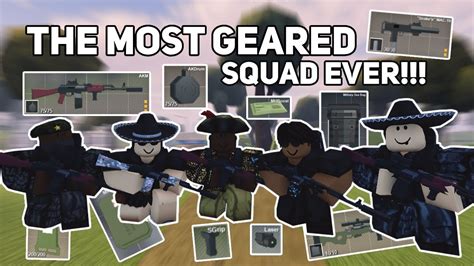 The Most Geared Squad Ever Apocalypse Rising Roblox Youtube