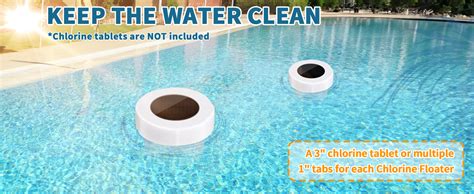 Chlorine Tablet Floater 4 Pack Pool Chlorine Floater With