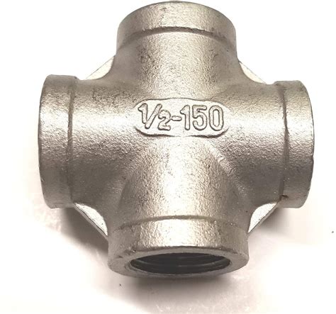 Way Cross Tee Npt Pipe Female X Intersection Coupler Cast