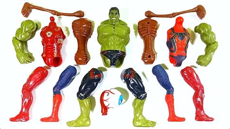 Assemble Toys Spider Man IronMan Hulk Smash Vs Sirenhead Avengers