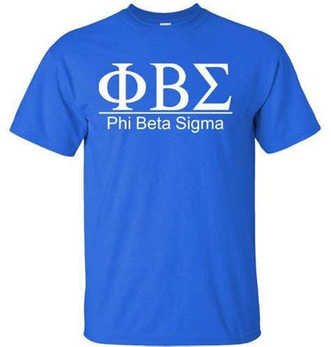 Phi Beta Sigma Bar T Shirts Greek Gear