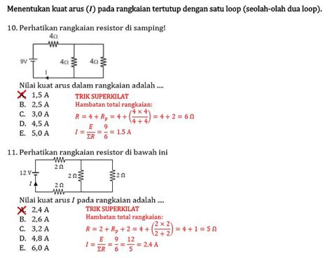 Soal Dan Pembahasan Rangkaian Listrik Tertutup Kumpulan Contoh Mobile Hot Sex Picture