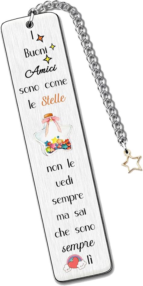 Segnalibri Regalo Migliore Amica Segnalibro Metallo Personalizzato