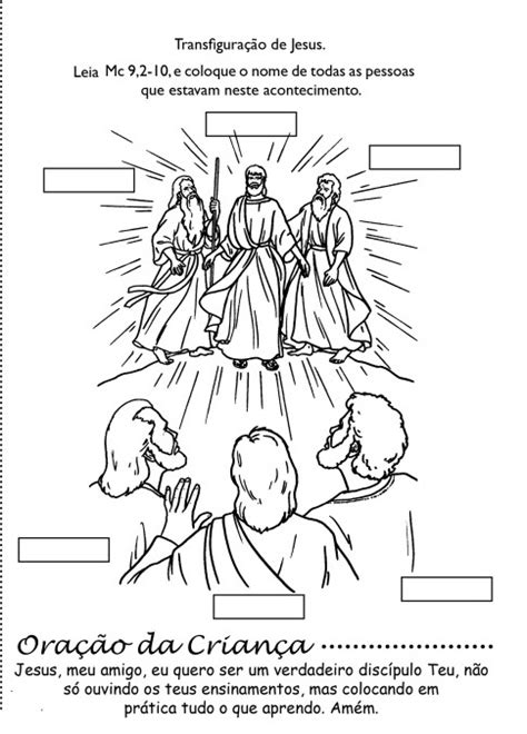 Catequizando Crianças Transfiguração do Senhor