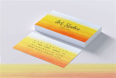 Beautiful Bright Colours Business Card