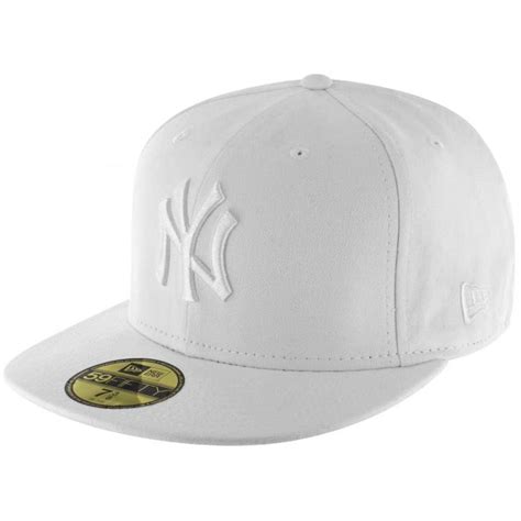 59fifty White On White Ny Cap By New Era 4295