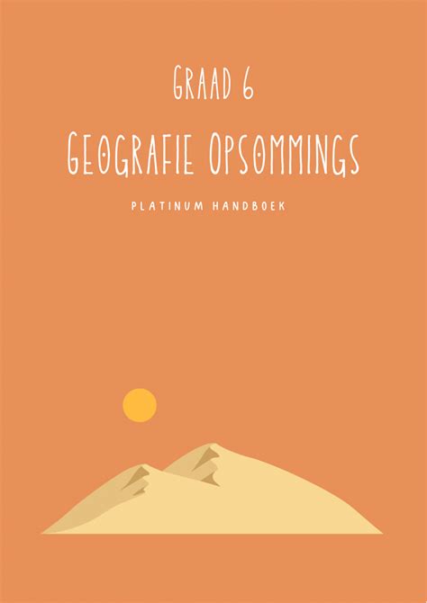 Graad Sw Geografie Kwartaal Opsommings Platinum Handboek