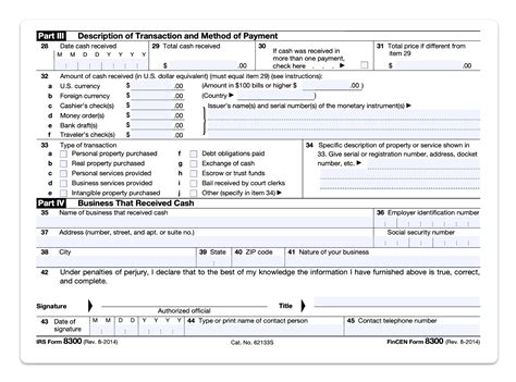 Irs Form 8300 Printable Printable Forms Free Online