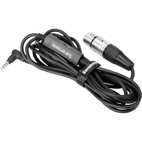 Saramonic Sr Xlr35 Xlr Female To 35mm Trrs Microphone Cable For Dslr