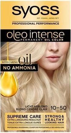 Syoss Oleo Intense 10 50 Light Ash Blonde Hair Dye Buy At Galaxus