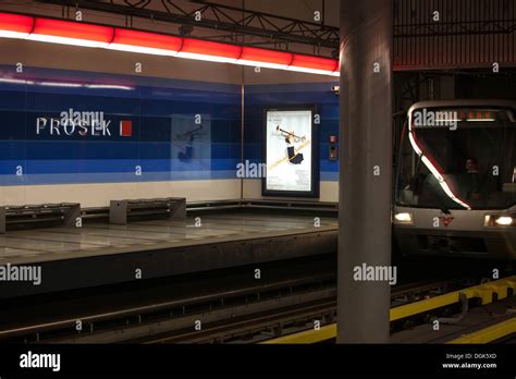 Metro station Prosek Prague Czech Republic, Europe Stock Photo - Alamy