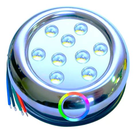 Lumin Ria Led Rgb W Inox Mm V P Piscina Rosca Pol