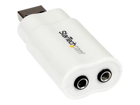 Startech Carte Son Externe Usb Vers Audio St R O Adaptateur Audio