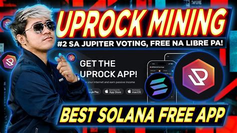 BEST FREE MINING APP ON Solana Blockchain UPROCK Tagalog Update