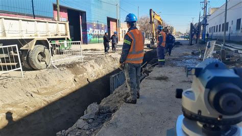 Roca Avanza A Buen Ritmo El Recambio Cloacal En Calle Alsina GDE