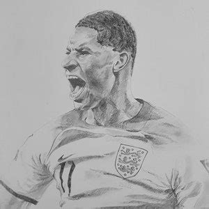 Marcus Rashford World Cup 2022 Drawing A3 - Etsy