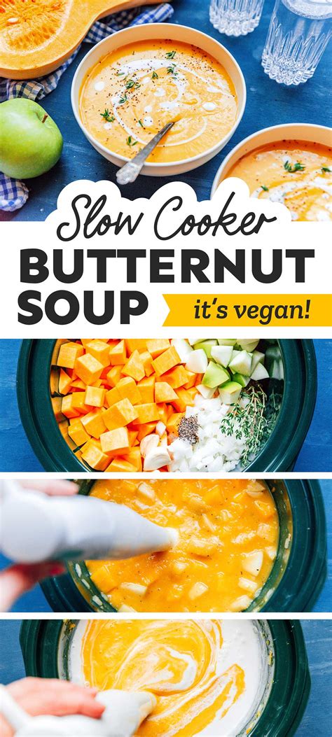 Vegan Butternut Squash Soup Slow Cooker Or Stove Live Eat Learn