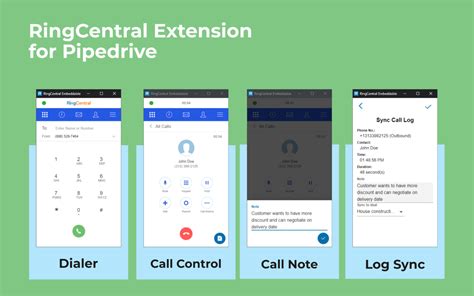 RingCentral CRM Extension App Integration Pipedrive Marketplace